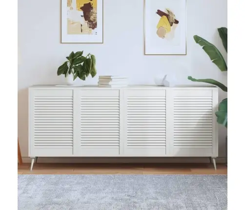 Kapiuksed, Võrega Disain 4 Tk Valge 69X49,4 Cm Männipuit