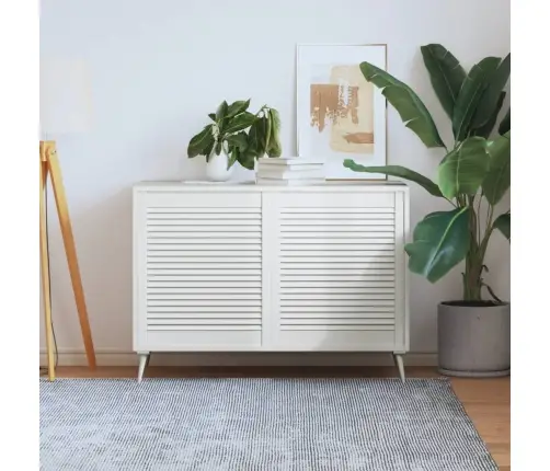 Kapiuksed, Võrega Disain 2 Tk Valge 69X59,4 Cm Männipuit