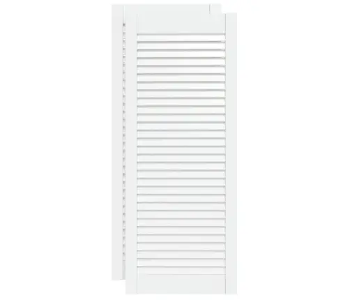 Spintelės Durelės, 2Vnt., Baltos, 99,3X39,4cm Pušis