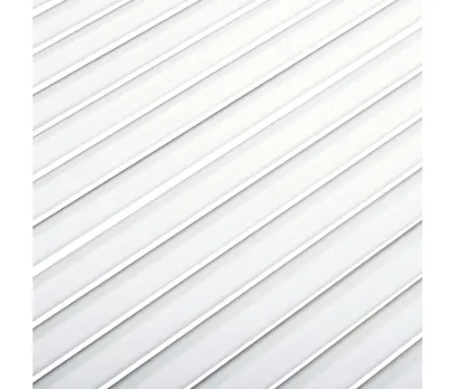 Spintelės Durelės, Baltos, 99,3X59,4cm Pušis, Žaliuzių Dizaino