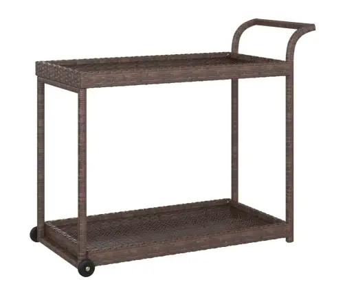 Bāra Ratiņi, Brūni, 100X45X83 Cm, Pe Rotangpalma Vidaxl