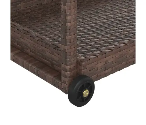 Bāra Ratiņi, Brūni, 100X45X83 Cm, Pe Rotangpalma Vidaxl