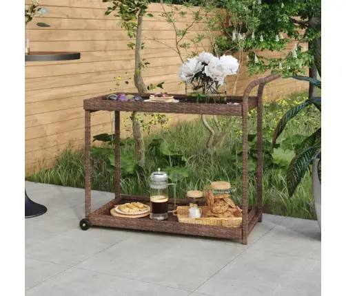 Bāra Ratiņi, Brūni, 100X45X83 Cm, Pe Rotangpalma Vidaxl