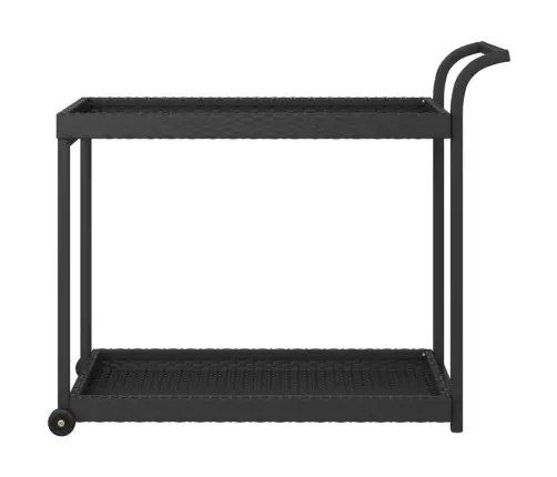 Bāra Ratiņi, Melni, 100X45X83 Cm, Pe Rotangpalma Vidaxl