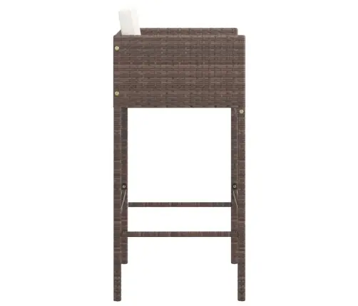 Baaripukid Istmepatjadega, 4 Tk, Pruun, Polürotang