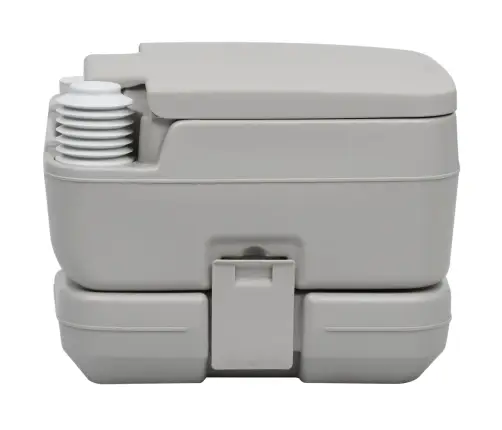 Pārnēsājama Kempinga Tualete Ar Telti, 10+10 L Vidaxl