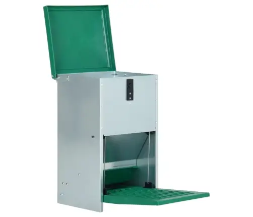 Automātiska Mājputnu Barotava Ar Pedāli, 8 Kg Vidaxl