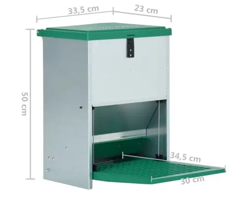 Feedomatic Automatinė Naminių Paukščių Šerykla Su Pamina, 12Kg