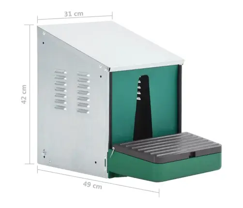 Izvelkama Dēšanas Kaste Mājputniem Vidaxl