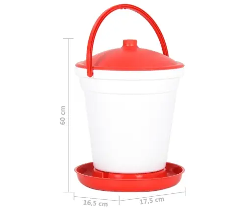 Automātiska Mājputnu Dzirdinātava, 18 Litri Vidaxl