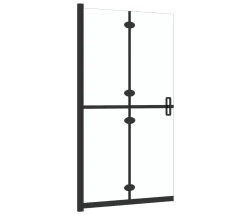 Dušas Siena, Salokāma, Caurspīdīgs Esg Stikls, 90X190 Cm Vidaxl