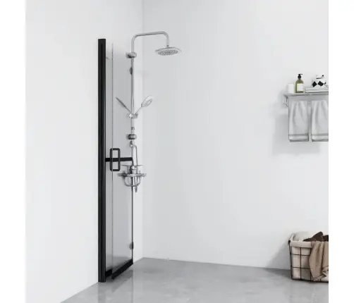 Dušas Siena, Salokāma, Caurspīdīgs Esg Stikls, 100X190 Cm Vidaxl