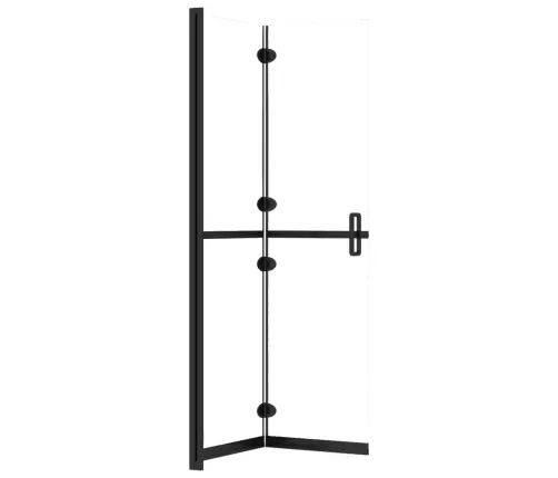 Dušas Siena, Salokāma, Caurspīdīgs Esg Stikls, 100X190 Cm Vidaxl