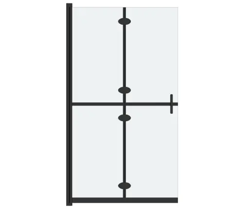 Dušas Siena, Salokāma, Matēts Esg Stikls, 80X190 Cm Vidaxl