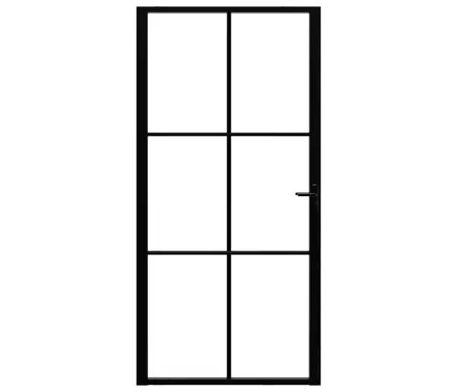 Siseuks, Esg Klaas Ja Alumiinium, 102,5 X 201,5 cm Must