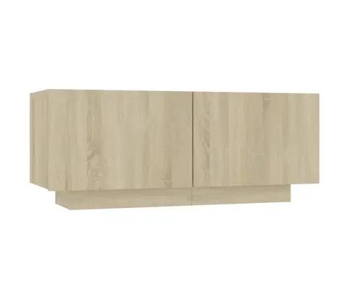 Naktsskapītis, Ozolkoka Krāsa, 100X35X40 Cm, Inženierijas Koks Vidaxl
