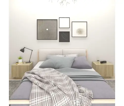 Naktsskapītis, Ozolkoka Krāsa, 100X35X40 Cm, Inženierijas Koks Vidaxl