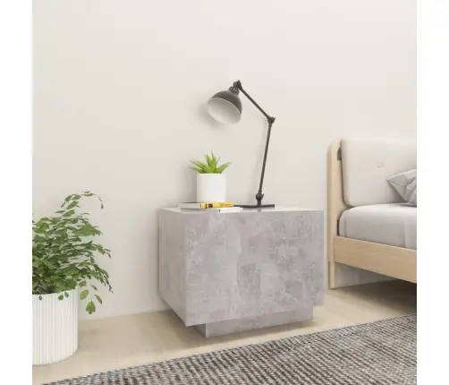 Naktsskapītis, 100X35X40 Cm, Inženierijas Koks, Betona Pelēks Vidaxl