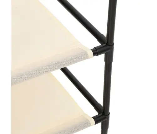 Uzglabāšanas Plaukts, 6 Atvilktnes, 55X29X55Cm, Bēšs, Tērauds Vidaxl