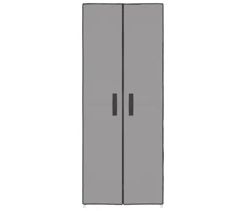 Apavu Skapis, Pelēks, 60X30X166 Cm, Audums Vidaxl