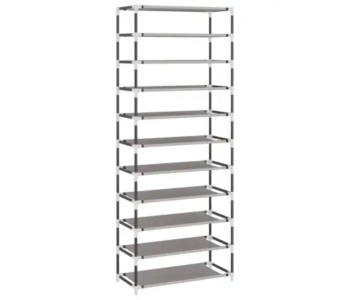 Apavu Skapis, Pelēks, 60X30X166 Cm, Audums Vidaxl