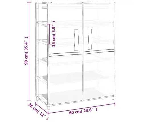 Kingakapp, Hall, 60 X 28 X 90 cm Kangas