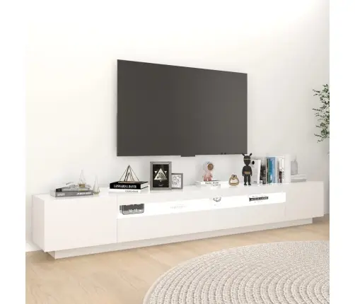 Telerialus Led-Tuledega, Valge, 260 X 35 X 40 Cm