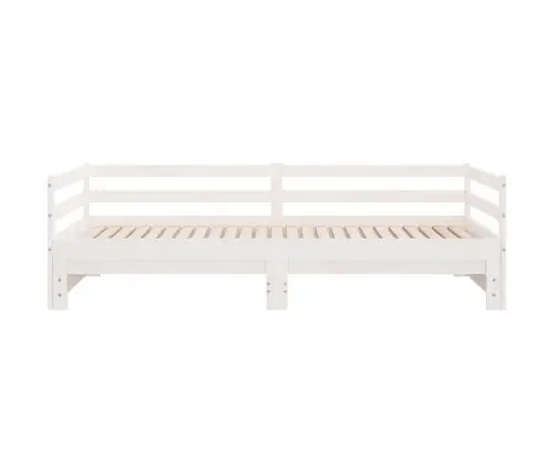 Izvelkama Gulta, Balta, Priedes Masīvkoks, 2X(90X200) Cm Vidaxl Izvelkama Gulta, Balta, Priedes Masīvkoks, 2X(90X200) Cm Vidaxl