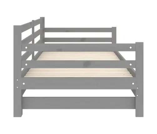 Väljatõmmatav Päevavoodi Ilma Madratsita, Hall, 2 X (90X200) Cm