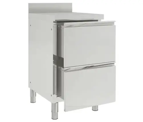 Komercinės Virtuvės Spintelės, 2 Vnt., 50X60X96 cm Nerūdijantis Plienas