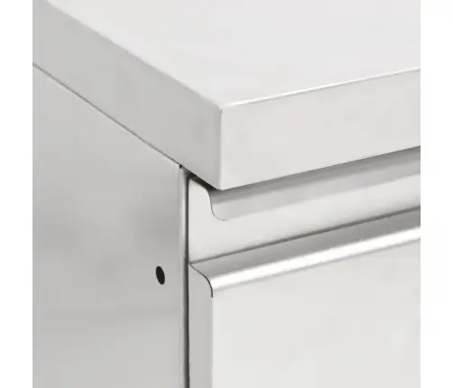 Komercinės Virtuvės Spintelės, 2 Vnt., 50X60X96 cm Nerūdijantis Plienas