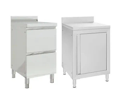 Virtuves Skapīši, 2 Gab., Nerūsējošs Tērauds Vidaxl