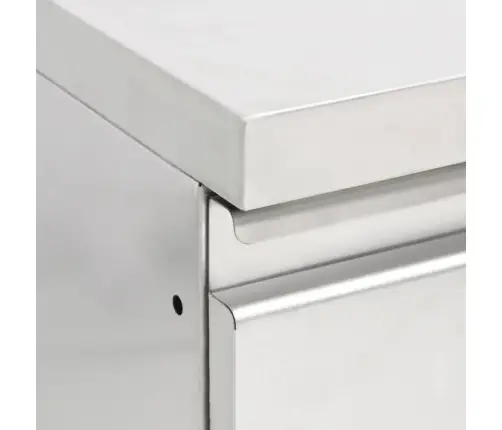 Virtuves Skapīši, 2 Gab., Nerūsējošs Tērauds Vidaxl