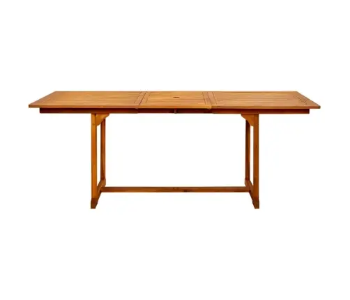 Sodo Valgomojo Stalas, (150–200)X100X75cm Akacijos Masyvas