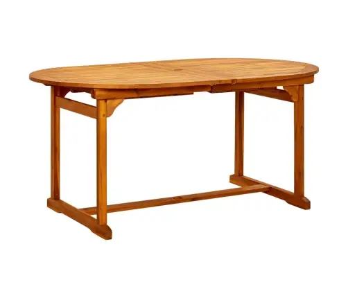 Dārza Galds, (160-240)X100X75 Cm, Akācijas Masīvkoks Vidaxl