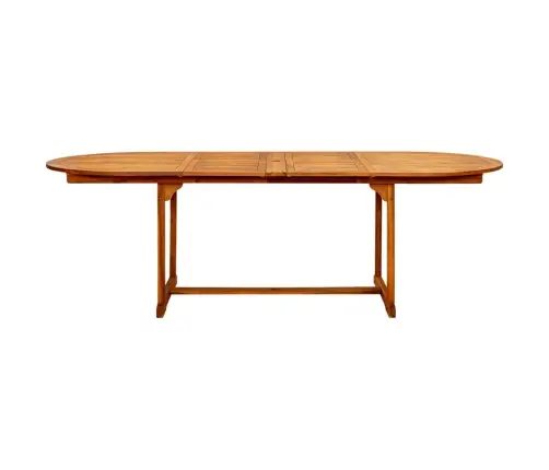 Dārza Galds, (160-240)X100X75 Cm, Akācijas Masīvkoks Vidaxl