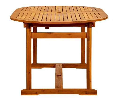 Dārza Galds, (160-240)X100X75 Cm, Akācijas Masīvkoks Vidaxl