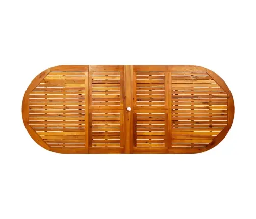 Dārza Galds, (160-240)X100X75 Cm, Akācijas Masīvkoks Vidaxl