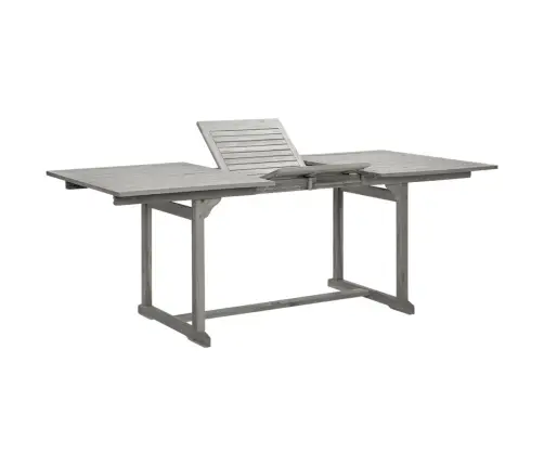 Dārza Galds, (150-200)X100X75 Cm, Akācijas Masīvkoks Vidaxl