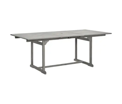 Dārza Galds, (150-200)X100X75 Cm, Akācijas Masīvkoks Vidaxl