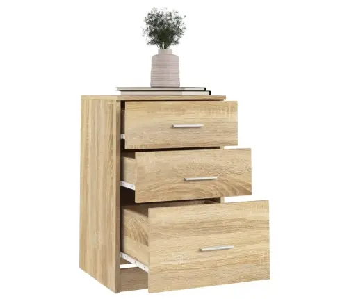 Naktsskapītis, Ozolkoka Krāsa, 40X35X62,5 Cm, Inženierijas Koks Vidaxl Naktsskapītis, Ozolkoka Krāsa, 40X35X62,5 Cm, Inženierijas Koks Vidaxl