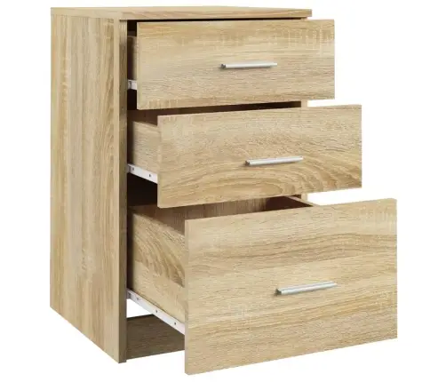 Naktsskapītis, Ozolkoka Krāsa, 40X35X62,5 Cm, Inženierijas Koks Vidaxl Naktsskapītis, Ozolkoka Krāsa, 40X35X62,5 Cm, Inženierijas Koks Vidaxl