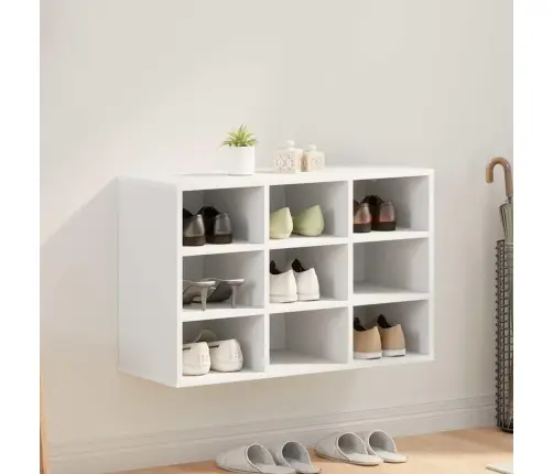 Kinga Kapp Riiuliga Valge 77,5 X 30 X 51 Cm Tehispuit