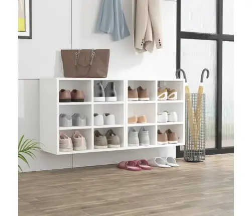 Spintelės Batams, 2Vnt., Baltos Spalvos, 52,5X30X50Cm