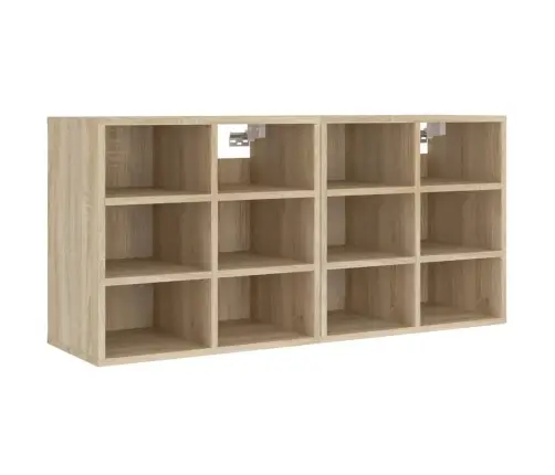 Spintelės Batams, 2Vnt., Sonoma Ąžuolo Spalvos, 52,5X30X50Cm