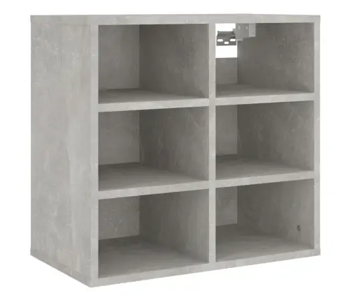 Apavu Plaukti, 2 Gab., Betona Pelēki, 52,5X30X50 Cm Vidaxl