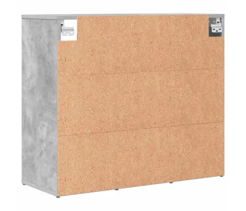 Apavu Skapis Betona Pelēka 103X30X51 Cm Inženierijas Koks Vidaxl