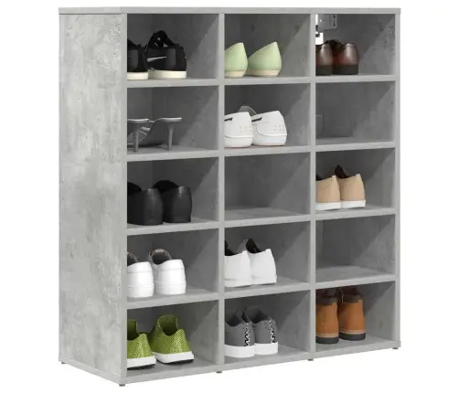 Jalatsikapp Riiuliga Betoonihall 77.5 X 30 X 83.5 Cm Tehispuit Jalatsikapp Riiuliga Betoonihall 77.5 X 30 X 83.5 Cm Tehispuit