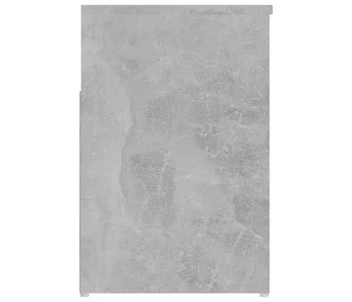 Apavu Plaukts, Betona Pelēks, 80X30X45 Cm, Inženierijas Koks Vidaxl