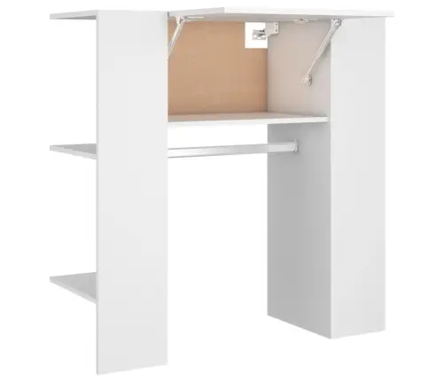 Esikukapp, Valge 97,5X37X99 cm Tehispuit